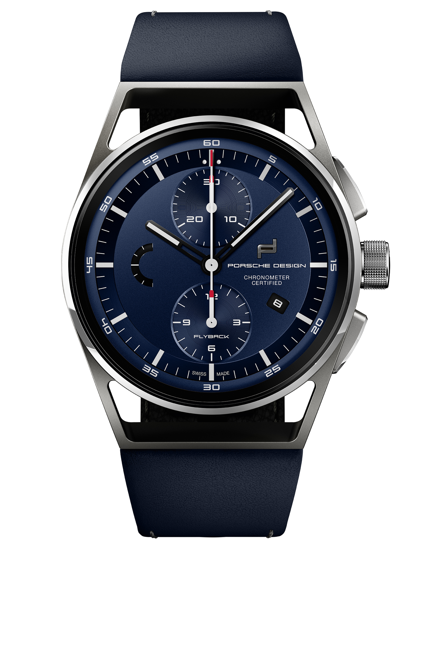 Shows Picture of 210902_1919_Chrono_Blue_Leather_wht_FRO_medium-rgb.png